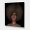 Designart - Portrait of African American Woman III - Modern Canvas Wall Art Print